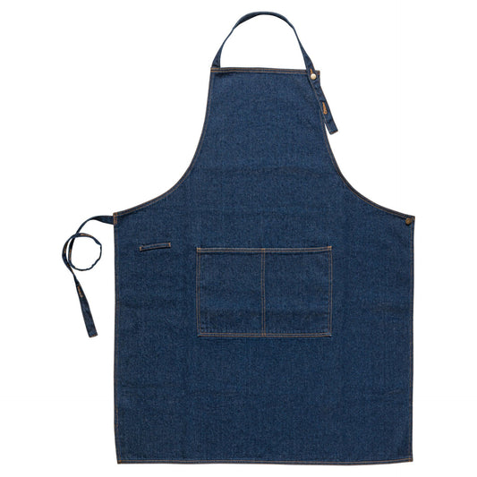 Kitchen Apron 100% Cotton Dark Denim