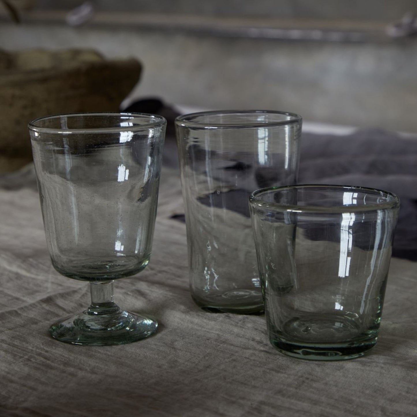 Margarida Costa Nova Recycled Glass Low Tumbler - Set 6