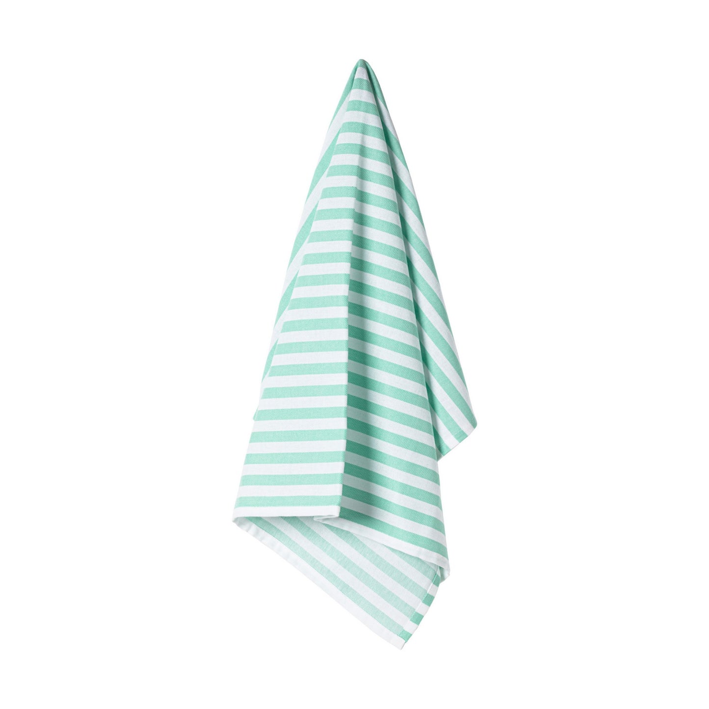 Kitchen Towel Stripes 100% Cotton Captain Aqua - Set of 4