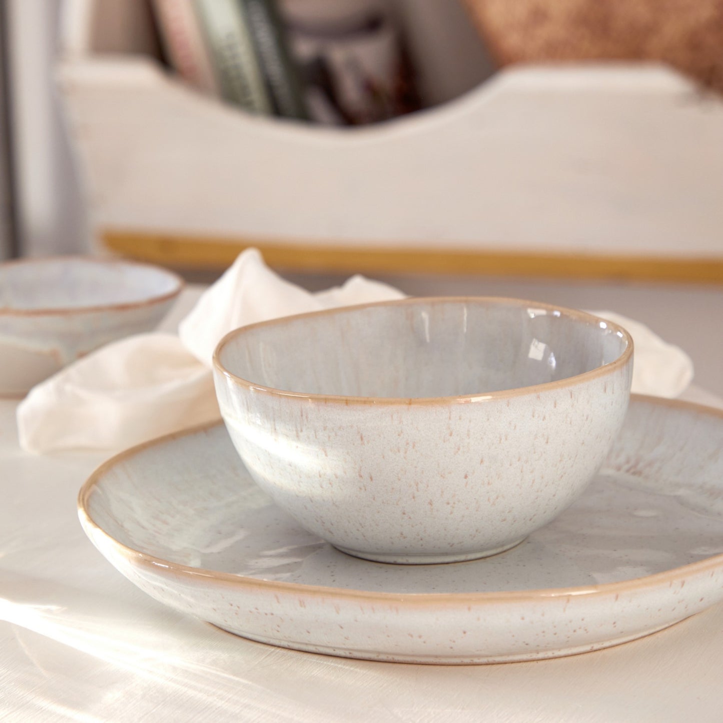 Eivissa Costa Nova Salad Plate - Sand Beige - Set of 4