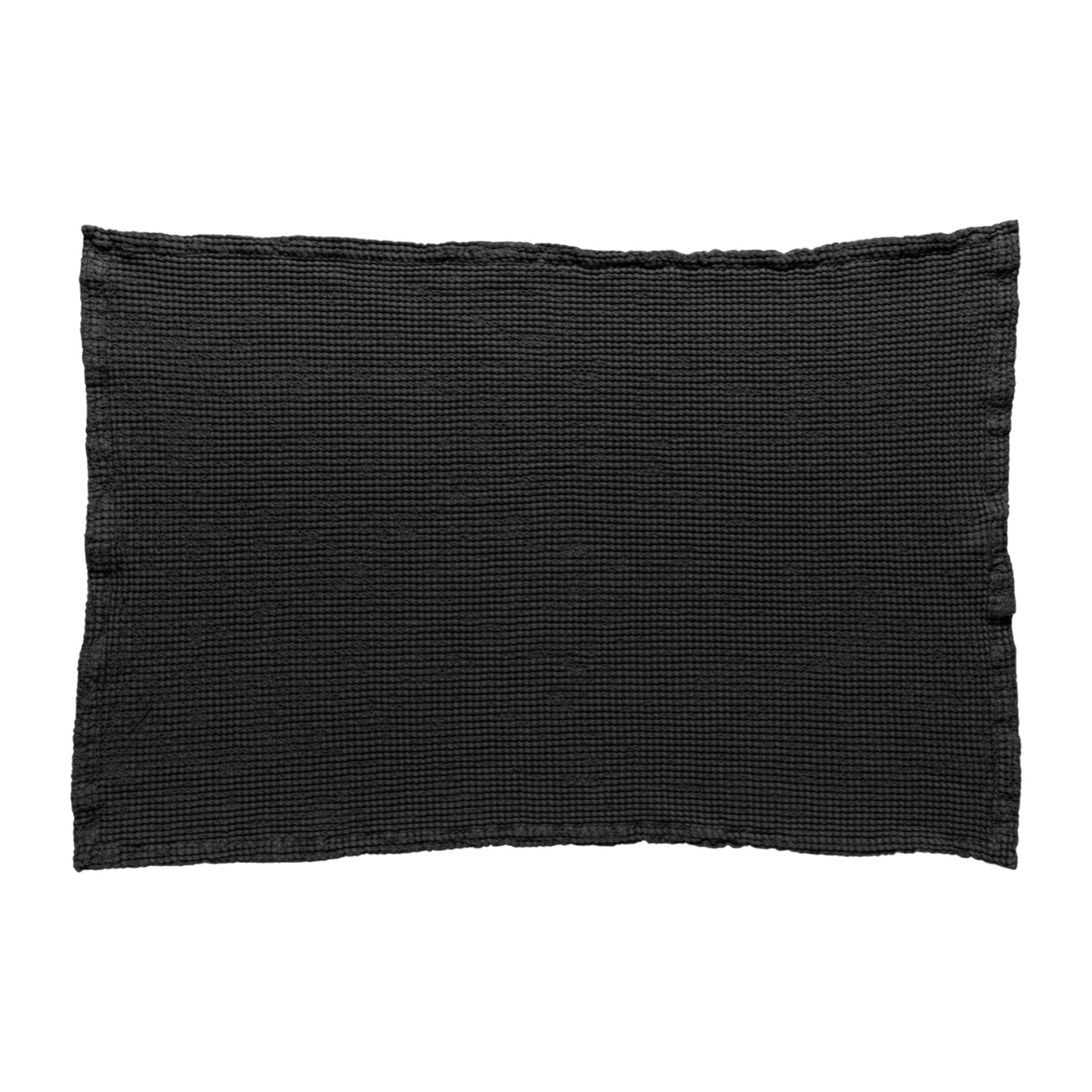 Kitchen Towel Micro Waffle Lido Black  - 27.5" x 19.75" - Set of 4