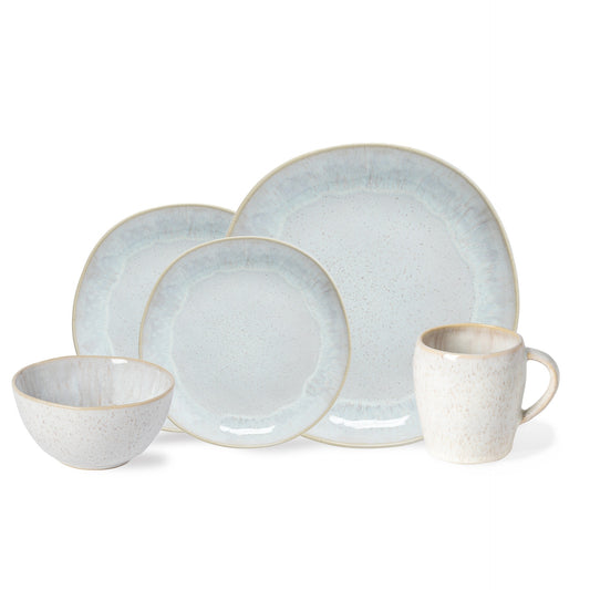 Eivissa Costa Nova 5 Piece Place Dinner Setting with Cereal Bowl - Sand Beige