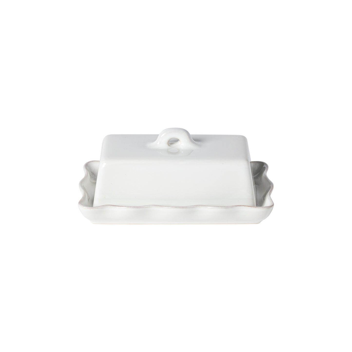 Cook & Host Costa Nova Butter Dish with Lid White