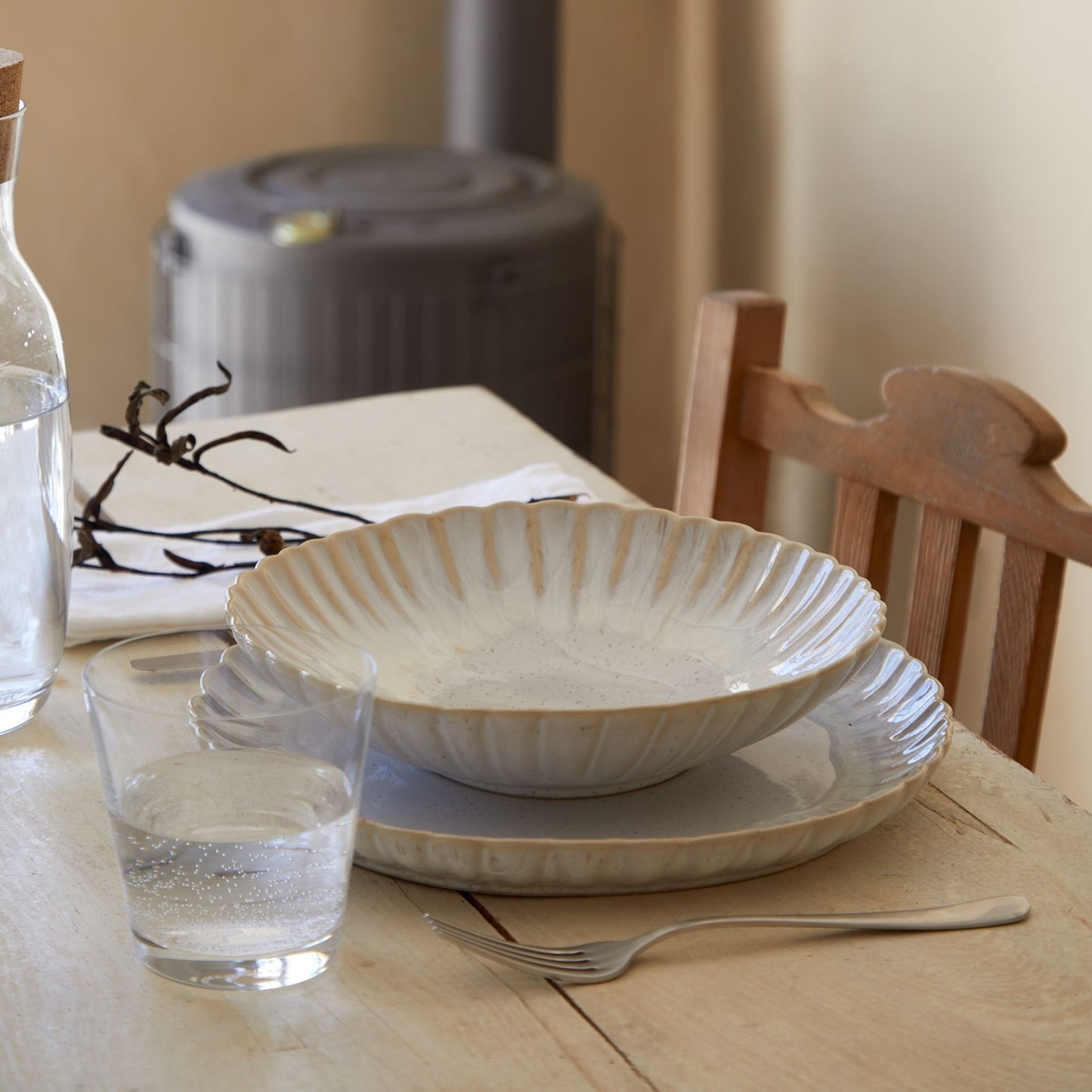 Mallorca Costa Nova Sand Beige Soup / Pasta Bowl - Set of 4