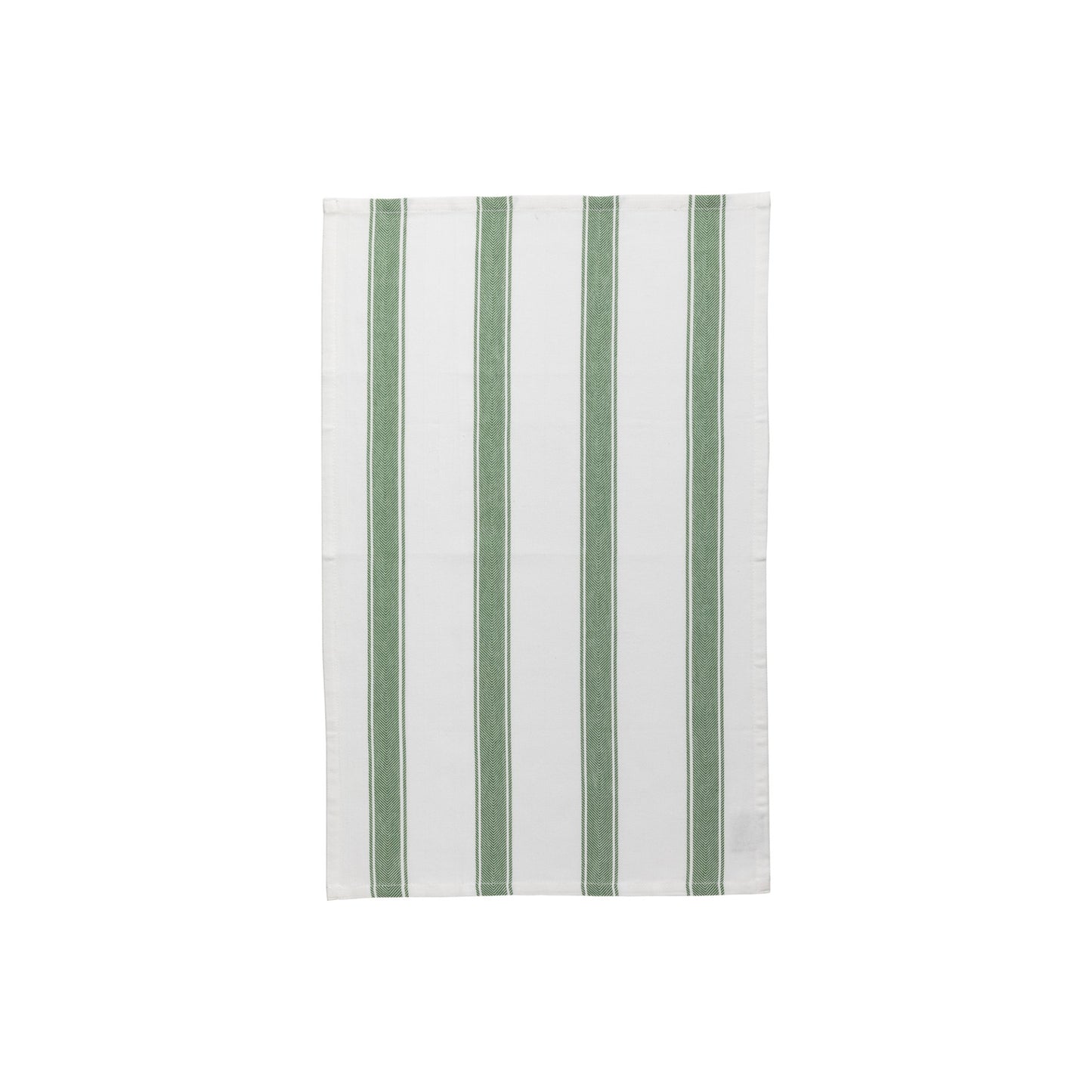 Kitchen Towel Stripes 100% Cotton Rosemary - Set of 4