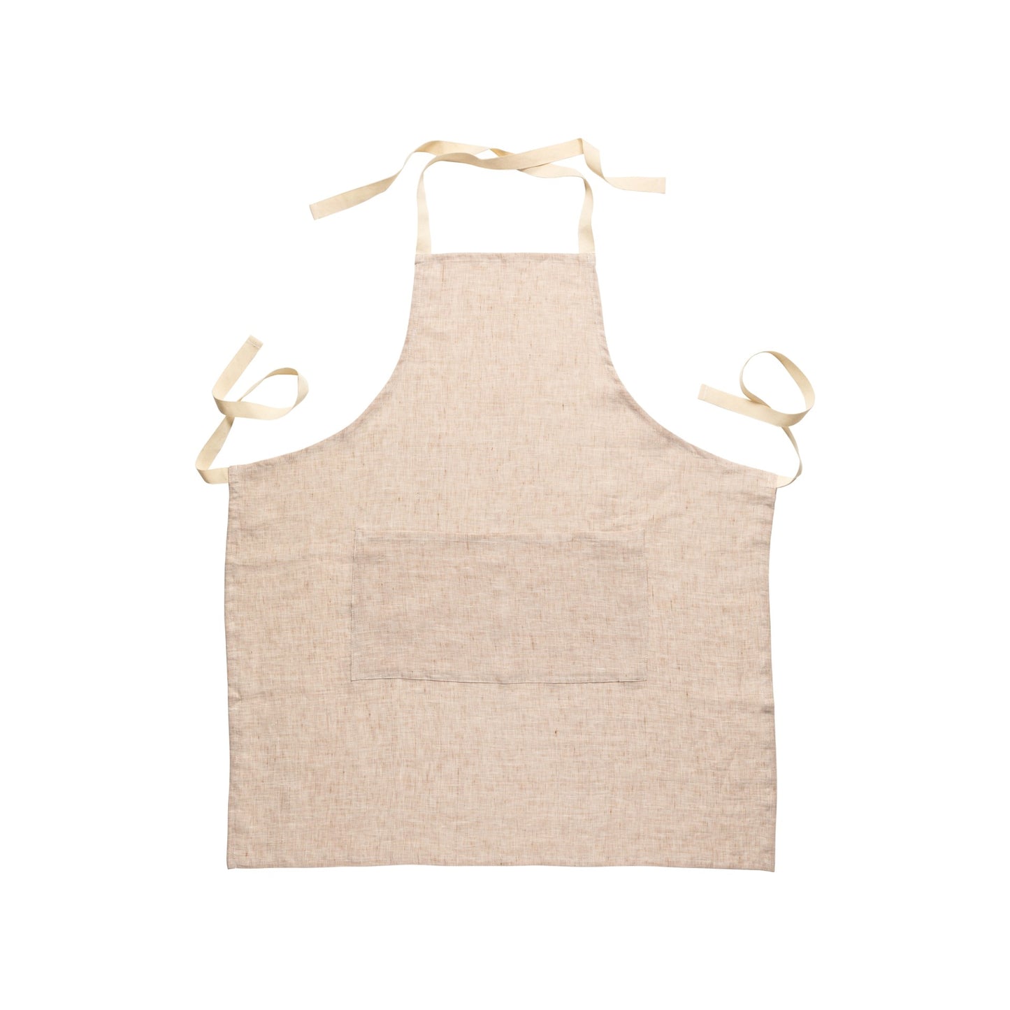 Kitchen Apron 100% Linen Caramel