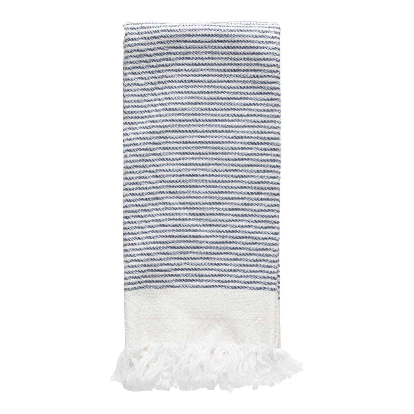 Kitchen Towel Terry Stripes 100% Cotton Blue - Set of 4