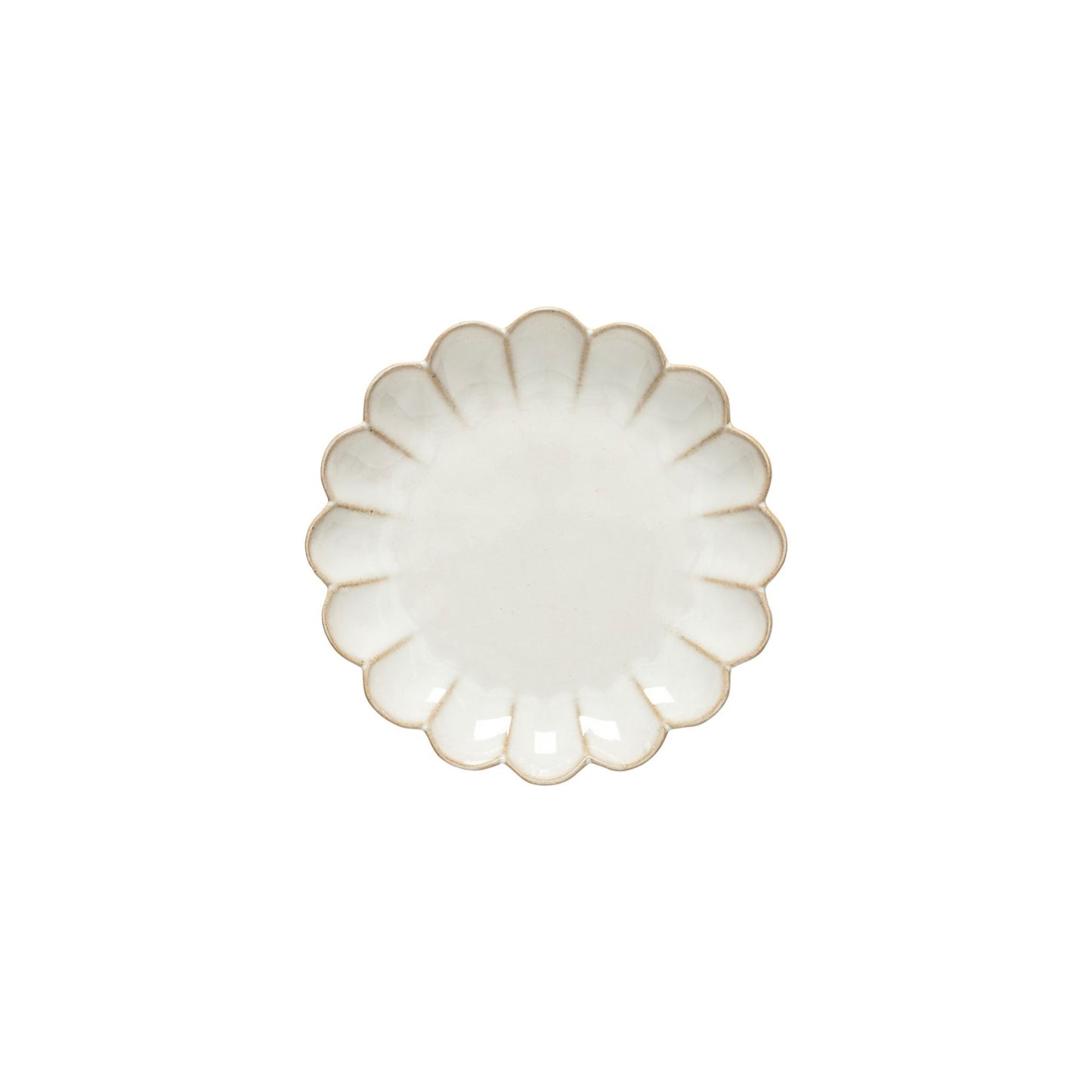 Marrakesh Costa Nova Appetizer Plate Sable Blanc - Set of 4