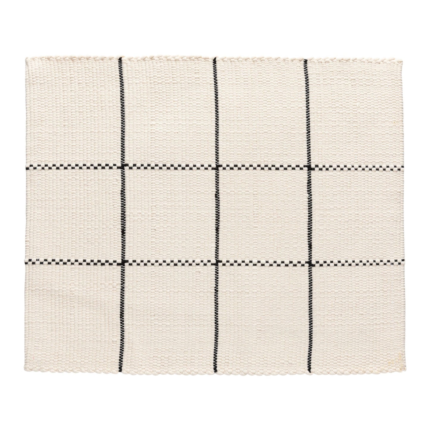 Joana Costa Nova Placemat 100% Recycled Cotton Black and White - Set of 4