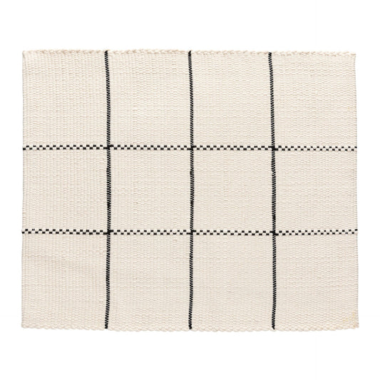 Joana Costa Nova Placemat 100% Recycled Cotton Black and White - Set of 4