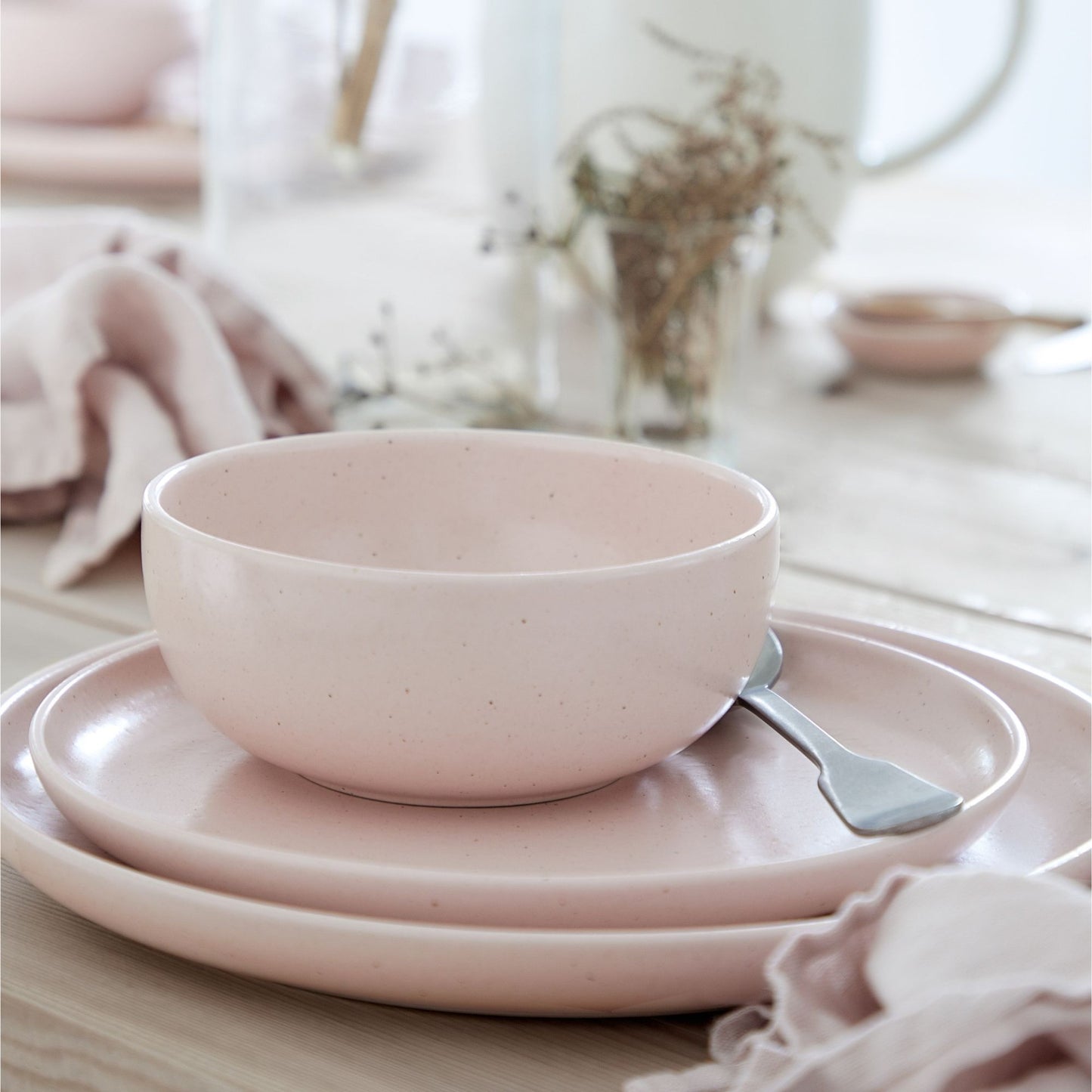 Pacifica Costa Nova Soup / Cereal Bowl Blush - Set of 4