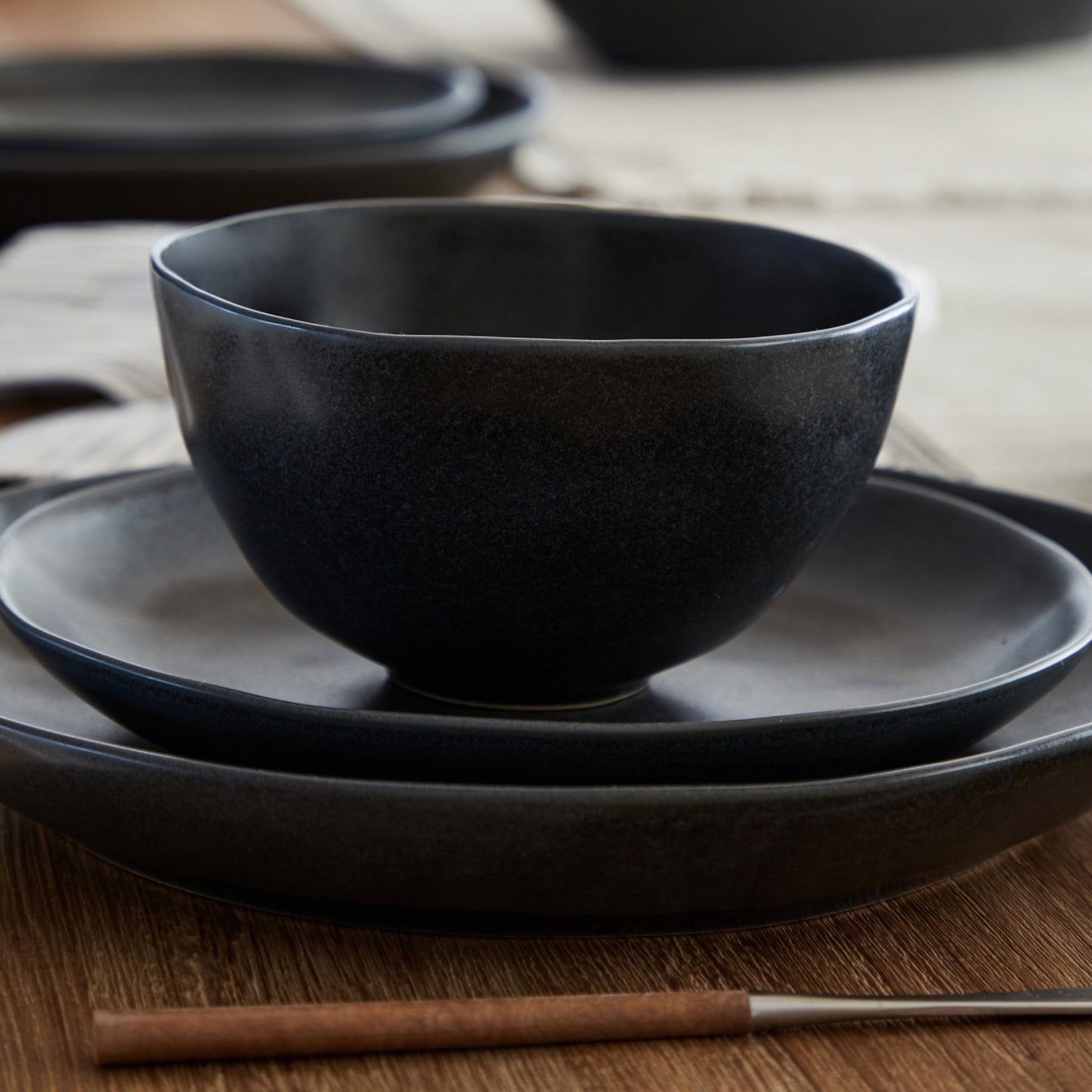 Livia Costa Nova Soup / Cereal Bowl - Matte Black - Set of 4