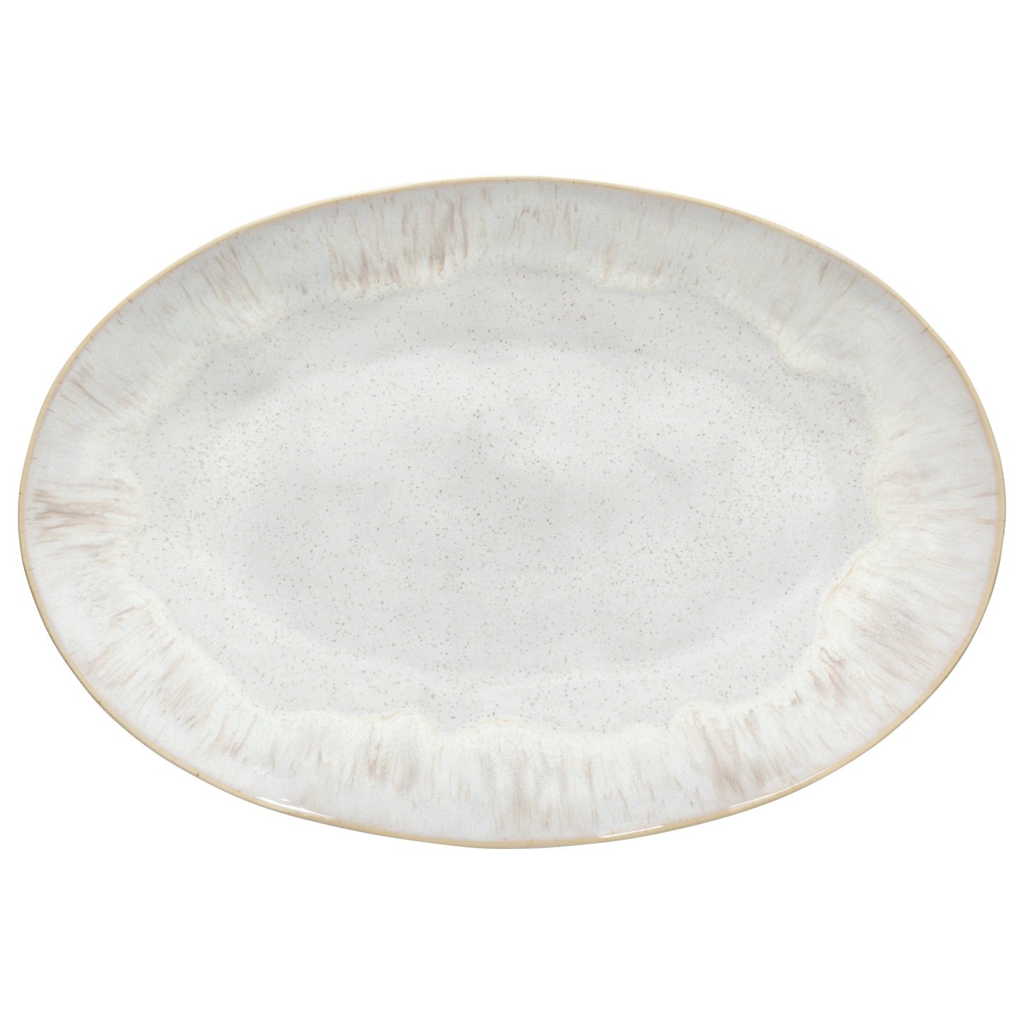 Eivissa Costa Nova Large Oval Platter - Sand Beige