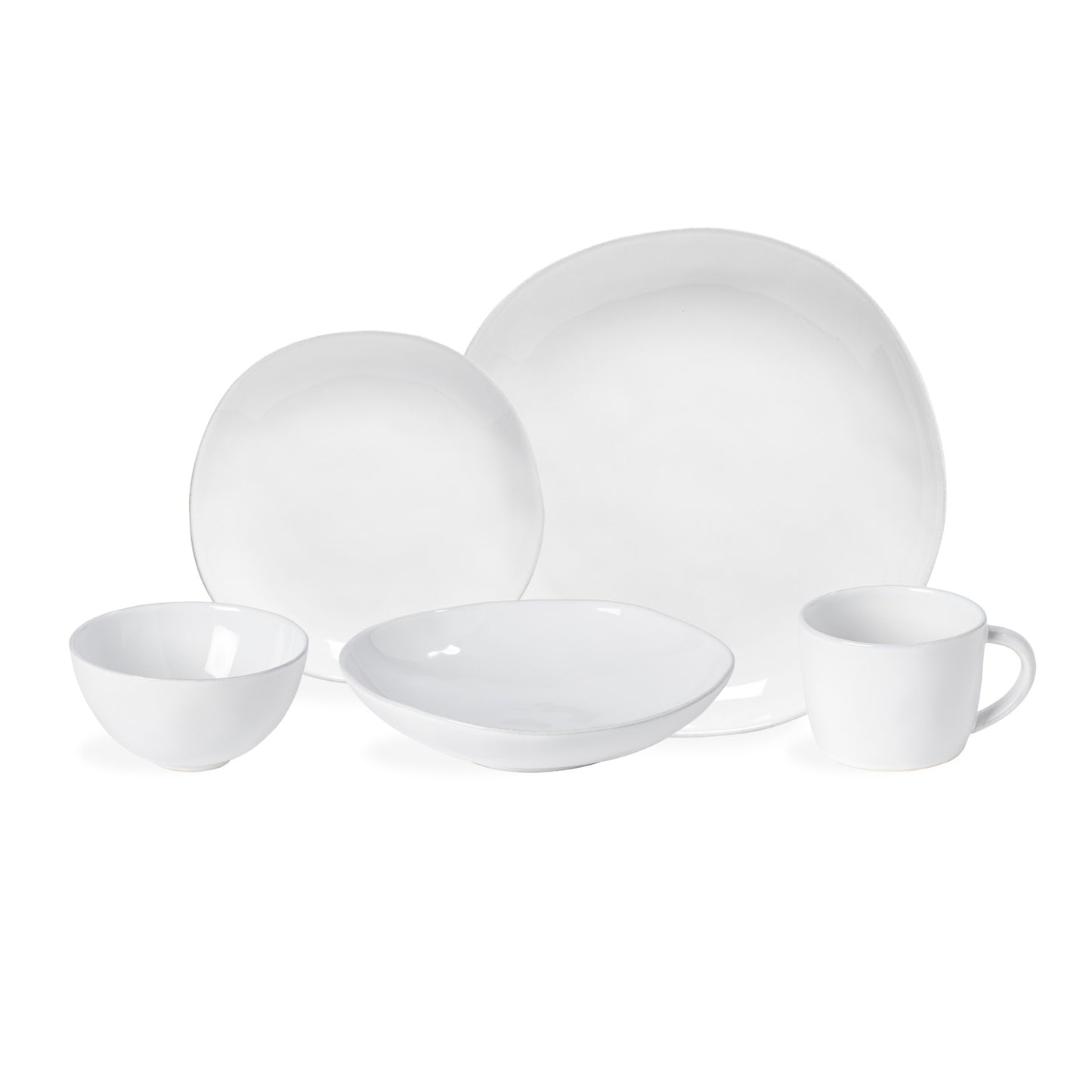 Livia Costa Nova 5 Piece Place Setting - Cloud White