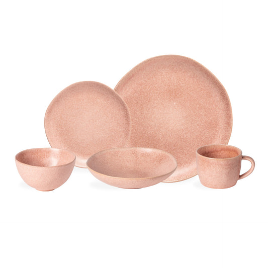 Livia Costa Nova 5 Piece Place Setting - Mauve Rose