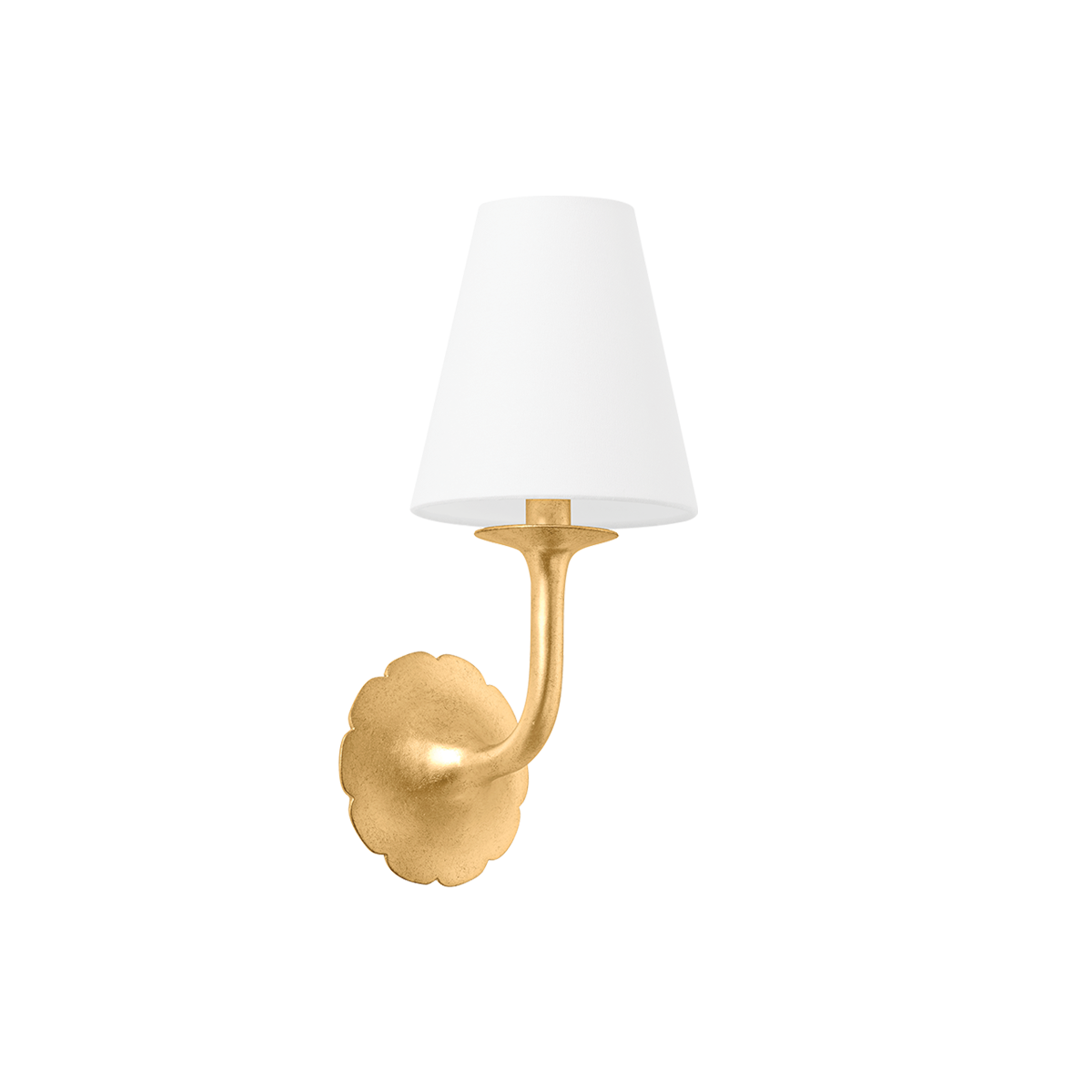 Hannah Bloom Wall Sconce Gold