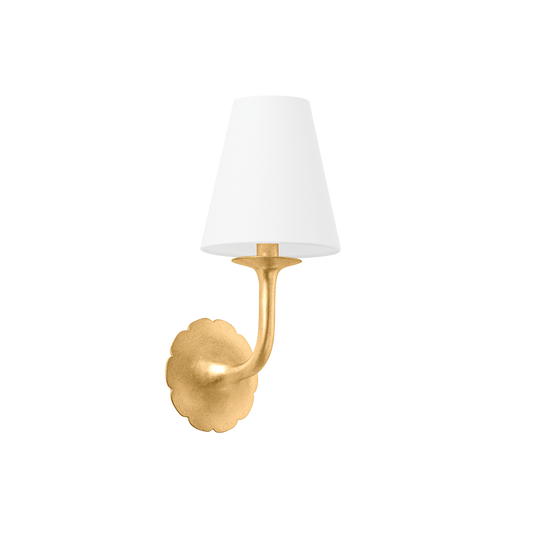 Hannah Bloom Wall Sconce Gold