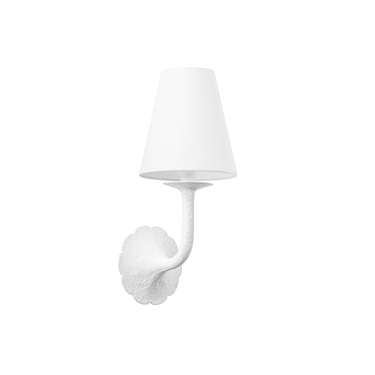 Hannah Bloom Wall Sconce White