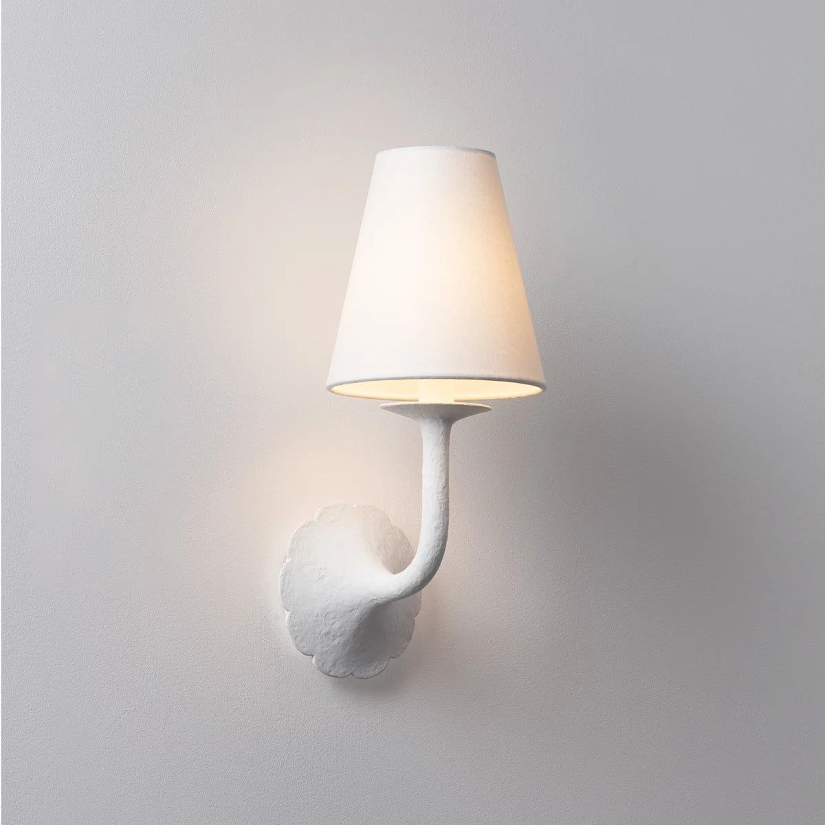 Hannah Bloom Wall Sconce White