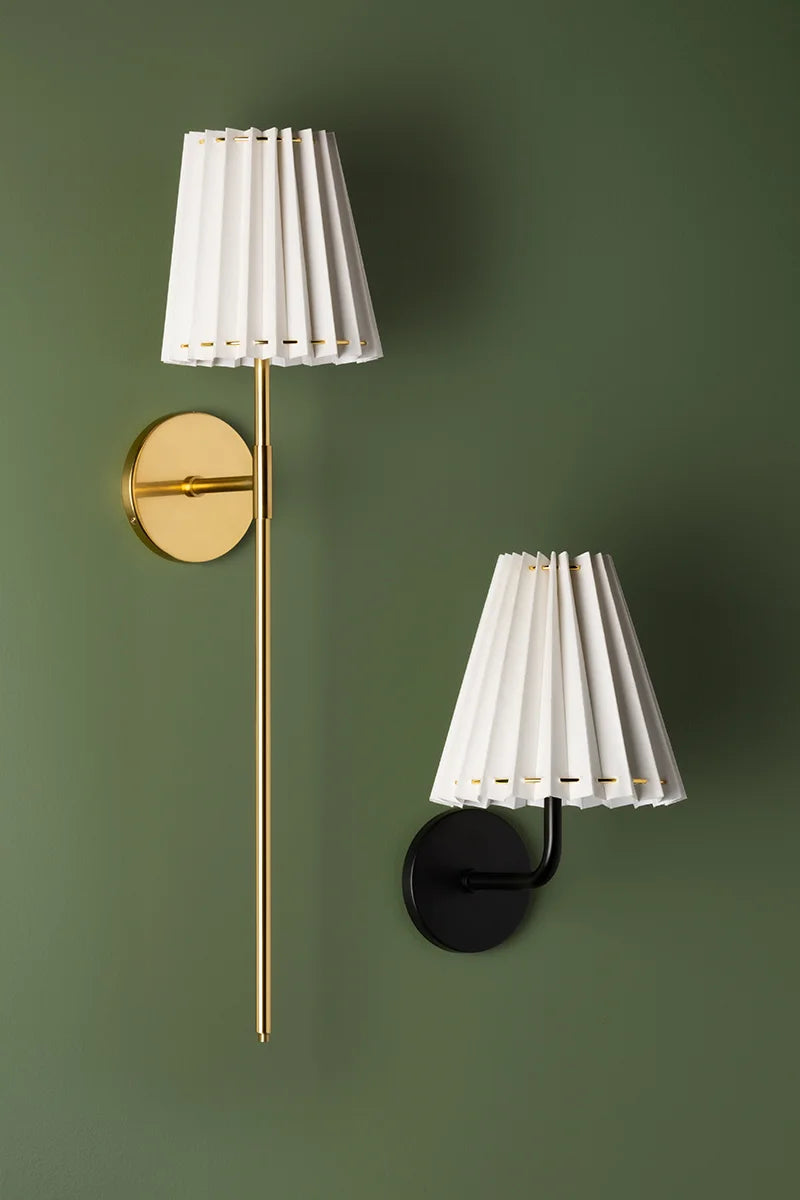 Dakota Brass Wall Sconce Long