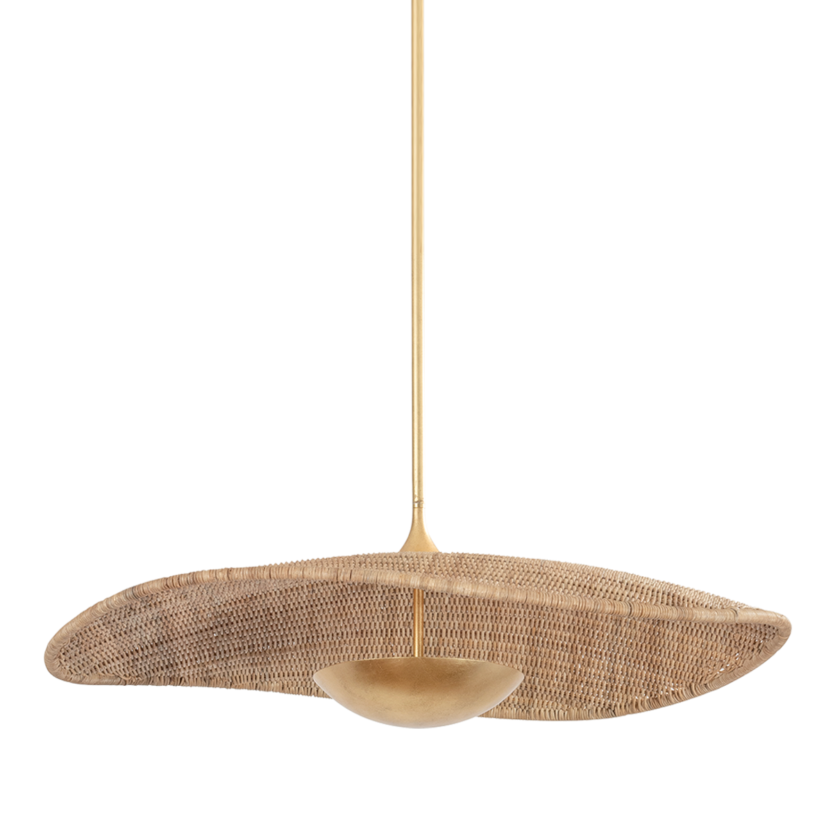 The Bethel Woven Rattan Pendant Small