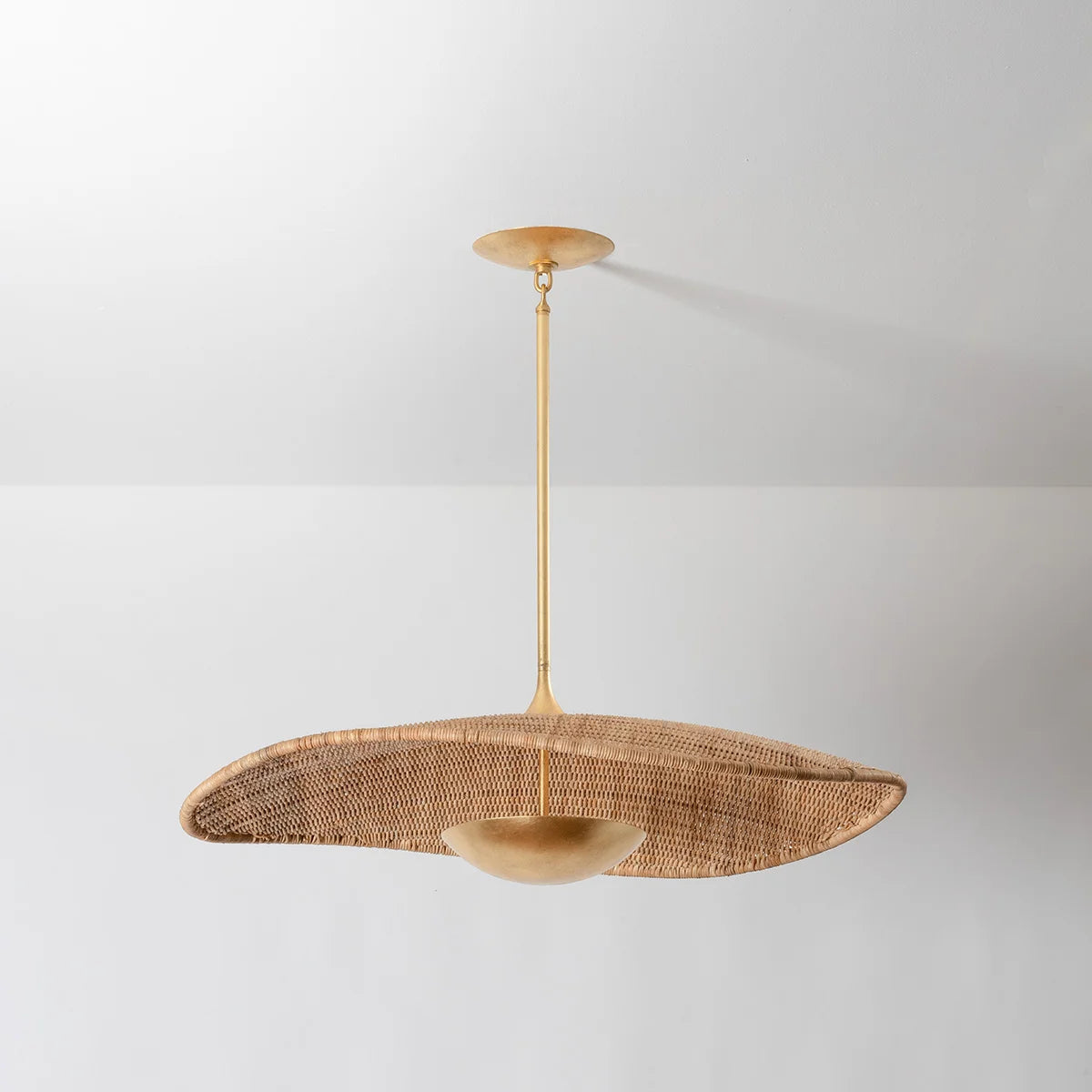 The Bethel Woven Rattan Pendant Small