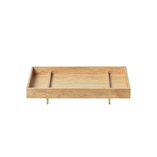 ABENTO Tabletop Hardwood Tray Wood