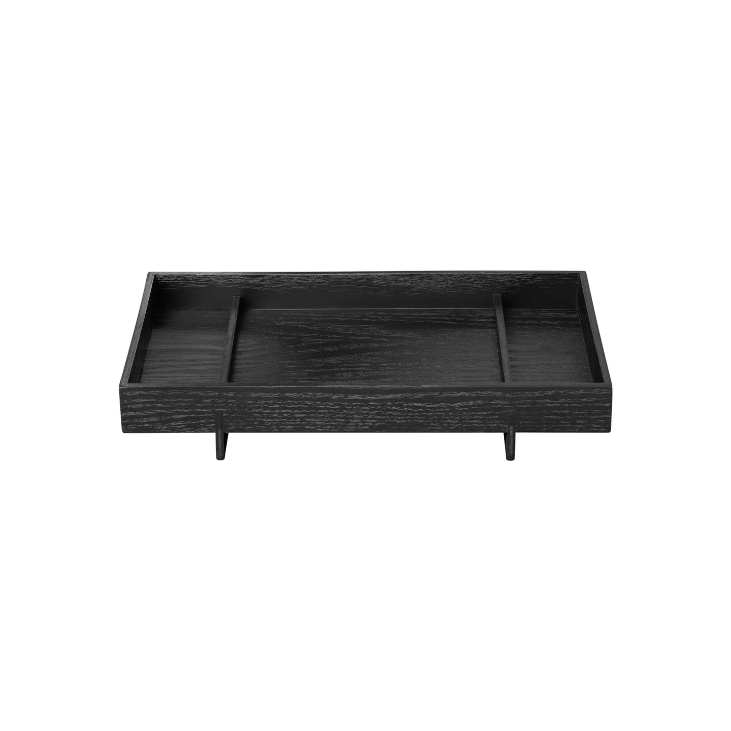 ABENTO Tabletop Hardwood Tray Black