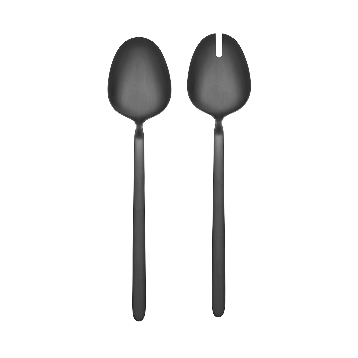 STELLA Salad Servers - blomus BLACK PVD Coated Stainless Steel