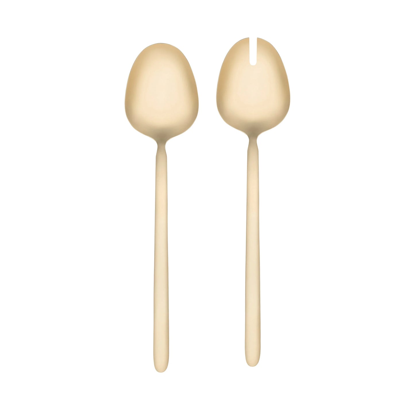 STELLA Salad Servers - PVD Coated Stainless Steel GOLD