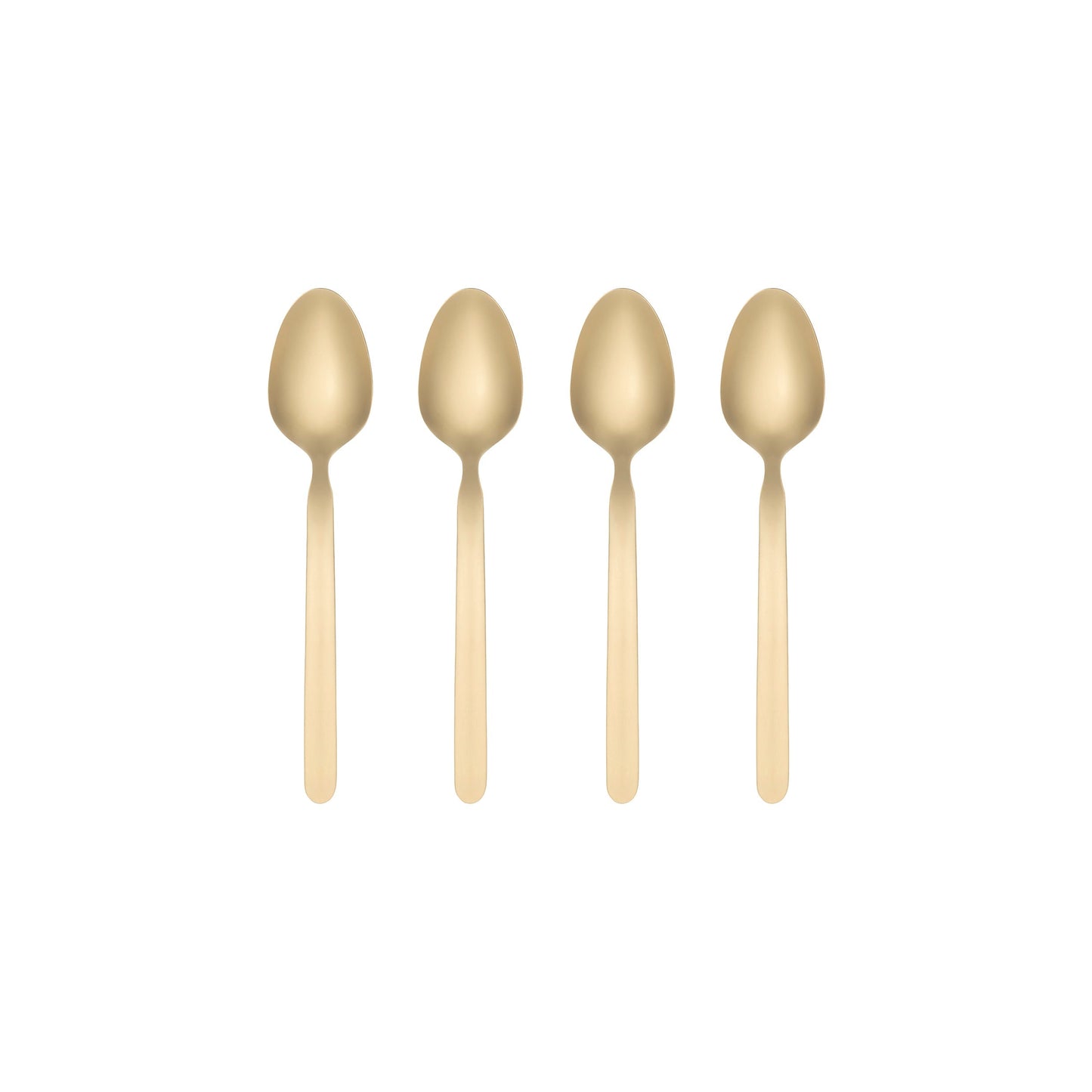 STELLA Espresso Spoons - Set Of 4 - PVD Coated Stainless Steel GOLD