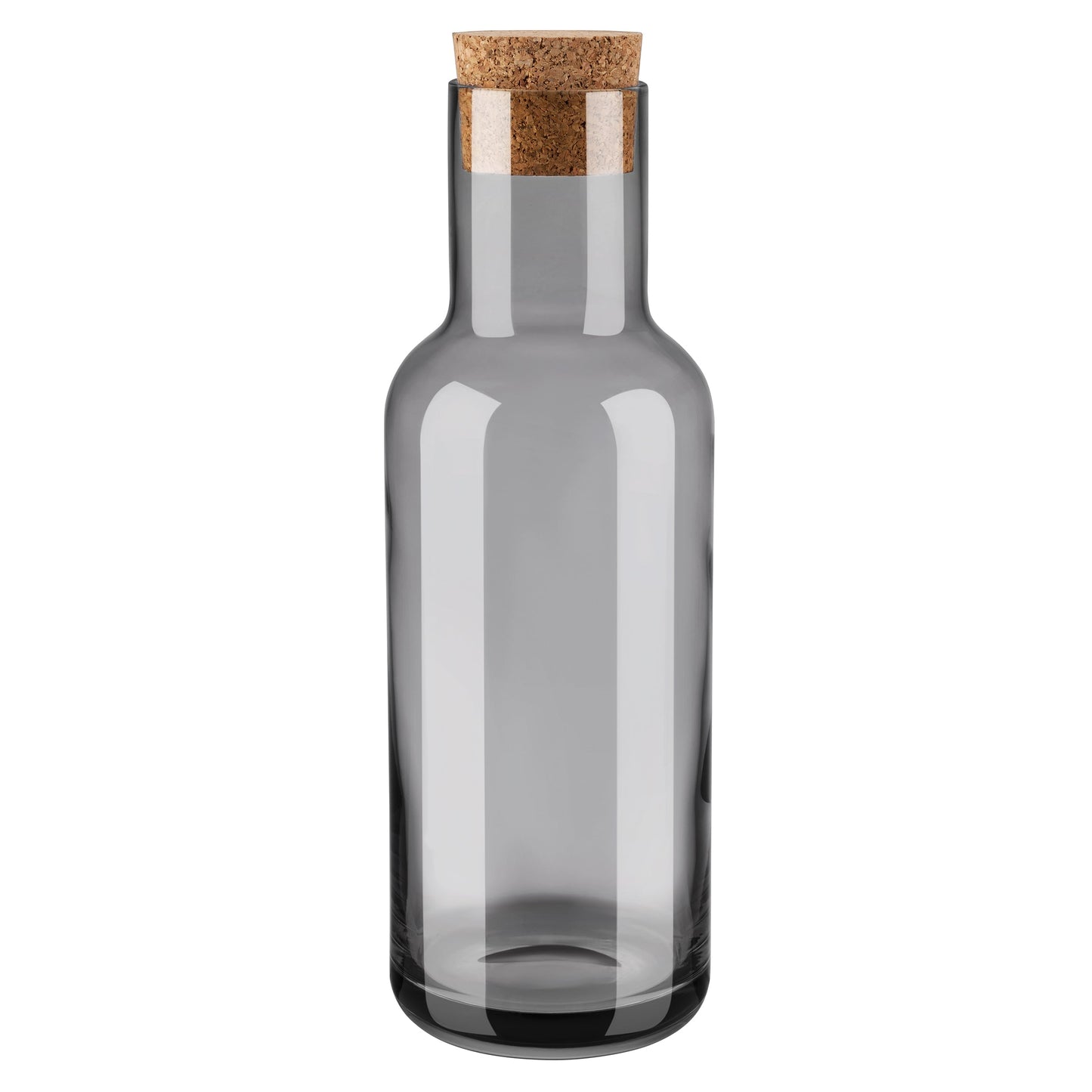 FUUMI Smoke Colored Water Carafe With Cork Lid