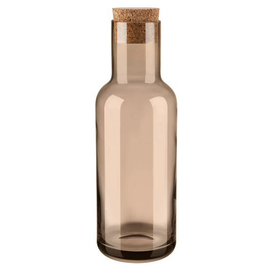 FUUMI Caramel Colored Water Carafe With Cork Lid