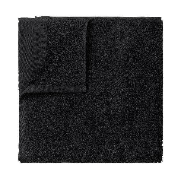 RIVA Organic Terry Washcloths Black - 11.8" x 11.8" - 4 Pack