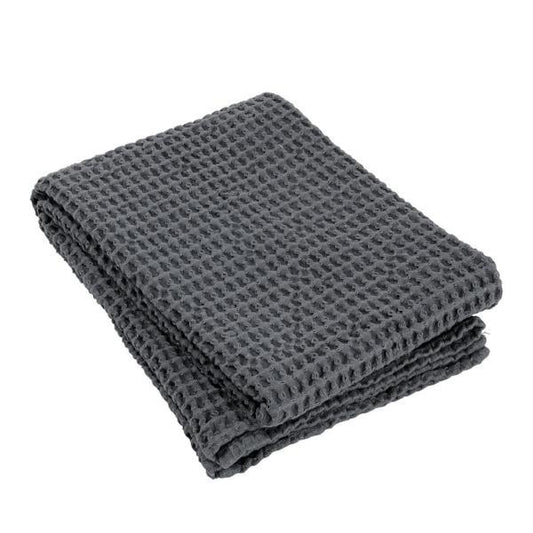 Waffle Jumbo  Bath Towel Charcoal - 28" X 55"