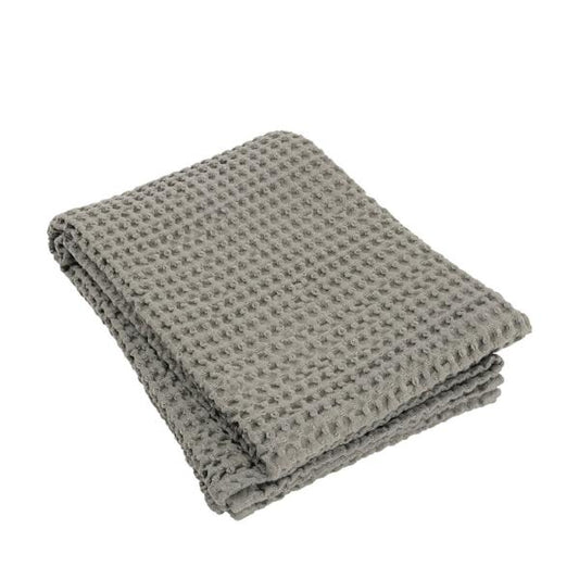 Waffle Jumbo Bath Towel Taupe - 28" X 55"