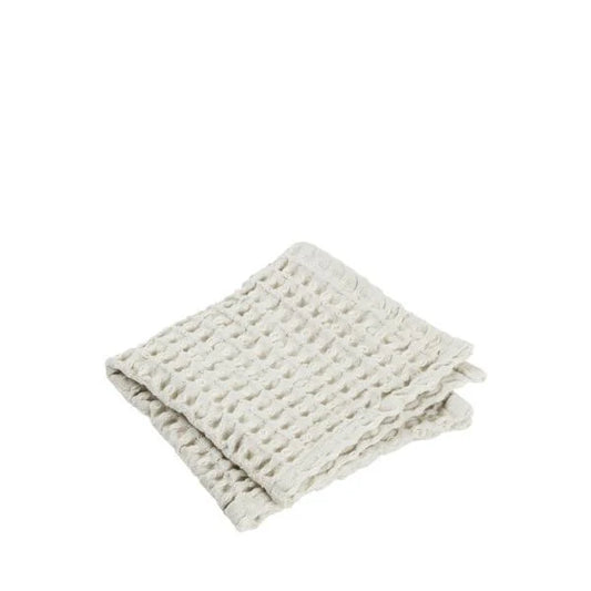 Waffle Bathroom Washcloth Cream - 12" X 12" - Set Of 2