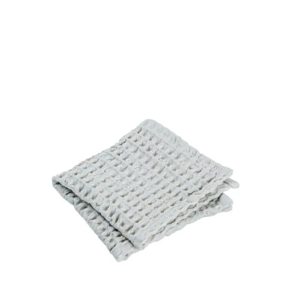 Waffle Bathroom Washcloth Grey - 12" X 12" - Set Of 2