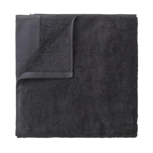 RIVA Organic Terry Hand Towel 12" X 20" Charcoal - 2 Pack