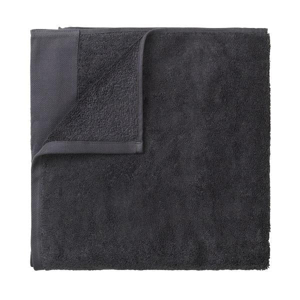 RIVA Organic Terry Washcloths Charcoal - 11.8" x 11.8" - 4 Pack