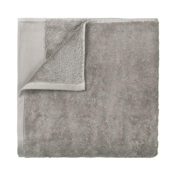 RIVA Organic Terry Hand Towel 12" X 20" Taupe - 2 Pack