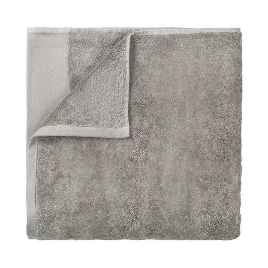 RIVA Organic Terry Hand Towel 12" X 20" Taupe - 2 Pack