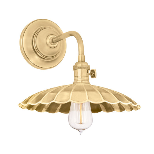 Farah Vintage Brass Wall Sconce