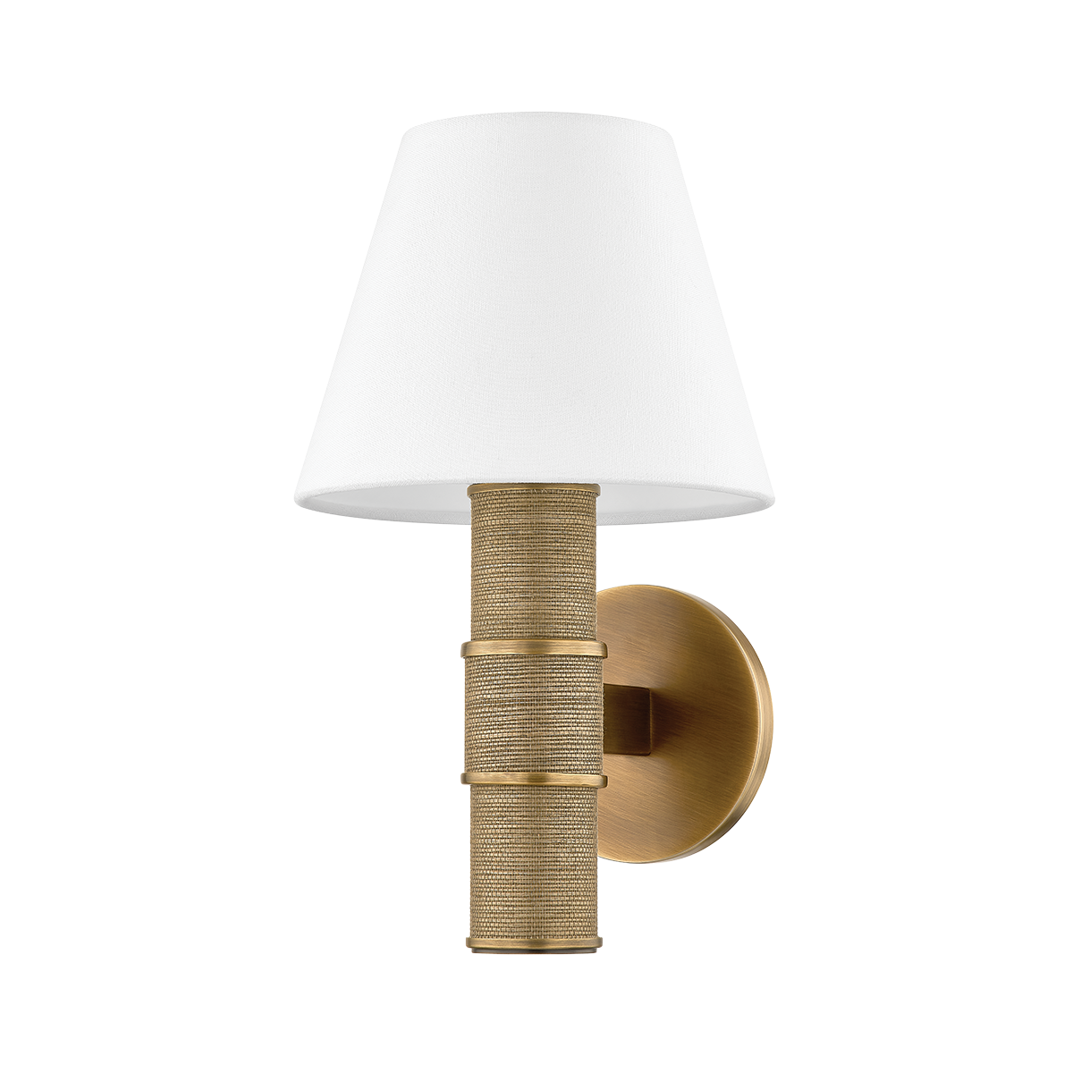 Holly Brass Shade Wall Sconce