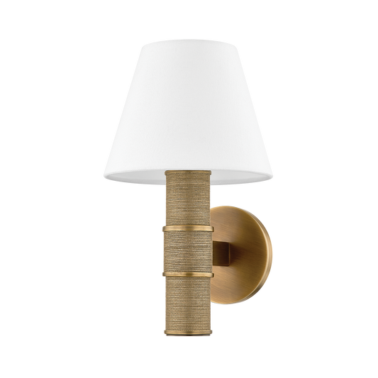 Holly Brass Shade Wall Sconce