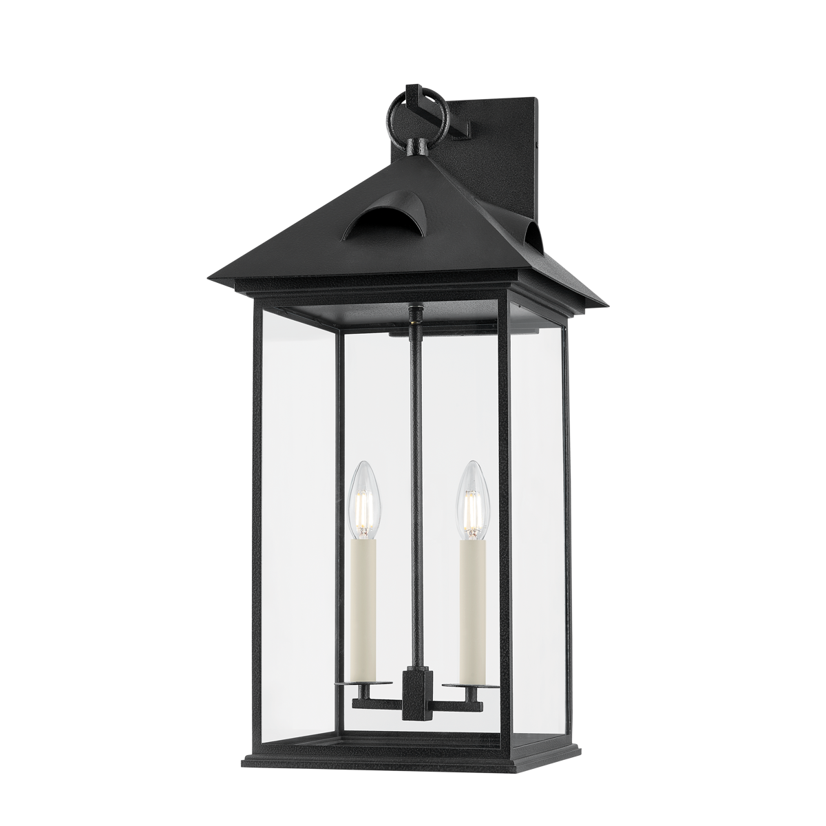 Cobblestone Outdoor Lantern Wall Sconce Medium