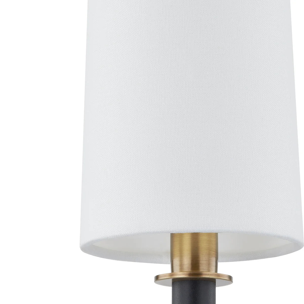 Tuxedo Brass + Black Wall Sconce