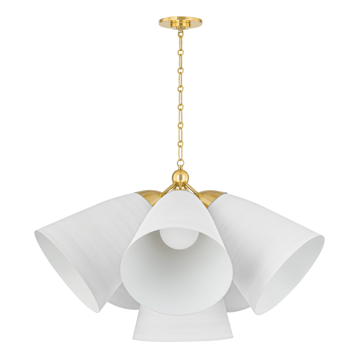 Bells White Plaster Pendant