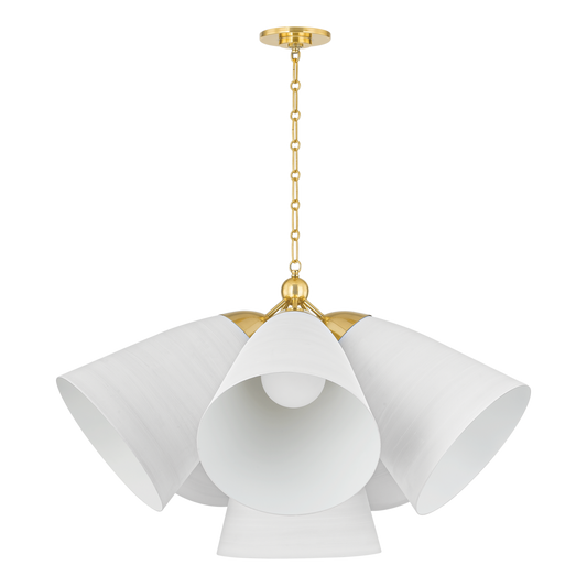 Bells White Plaster Pendant