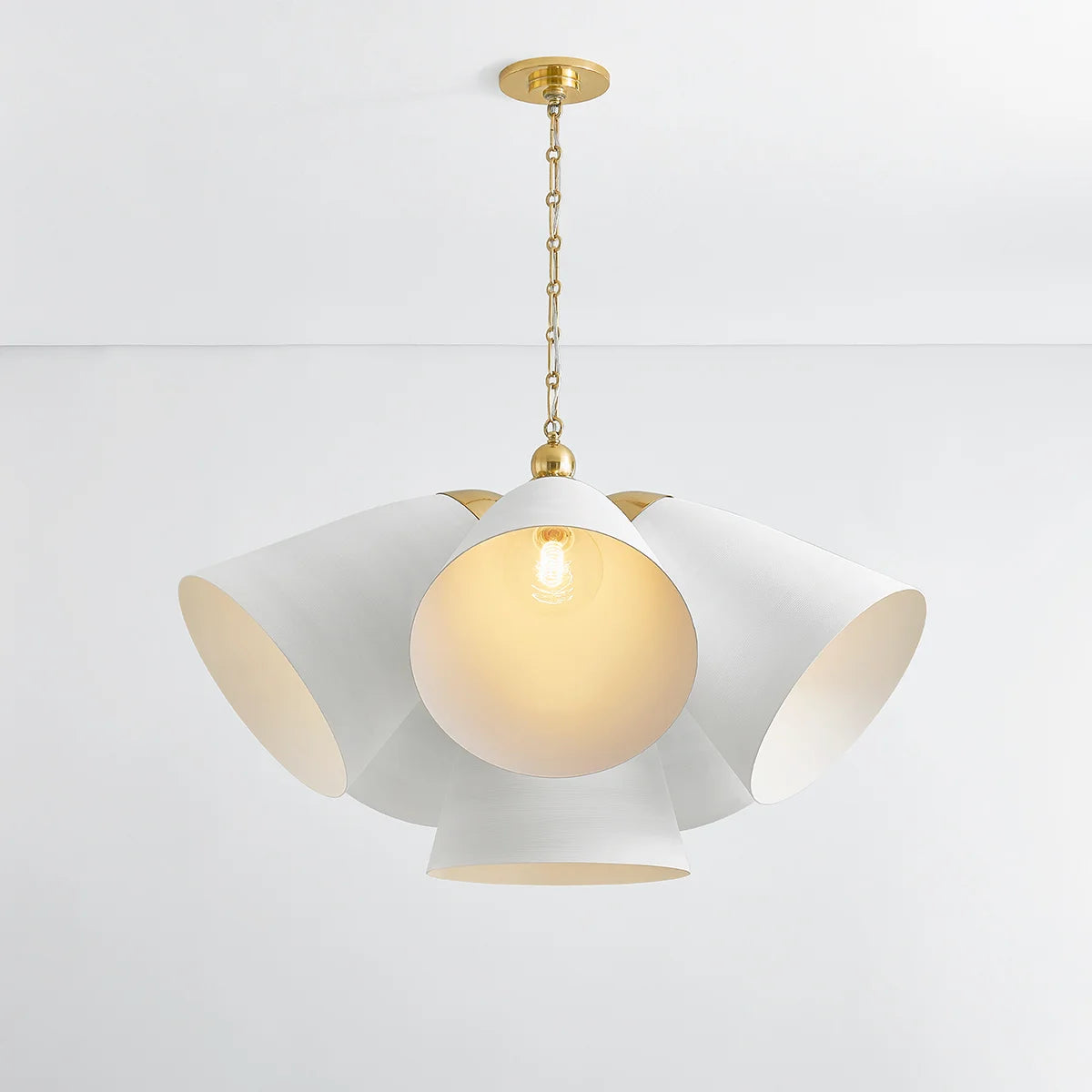 Bells White Plaster Pendant